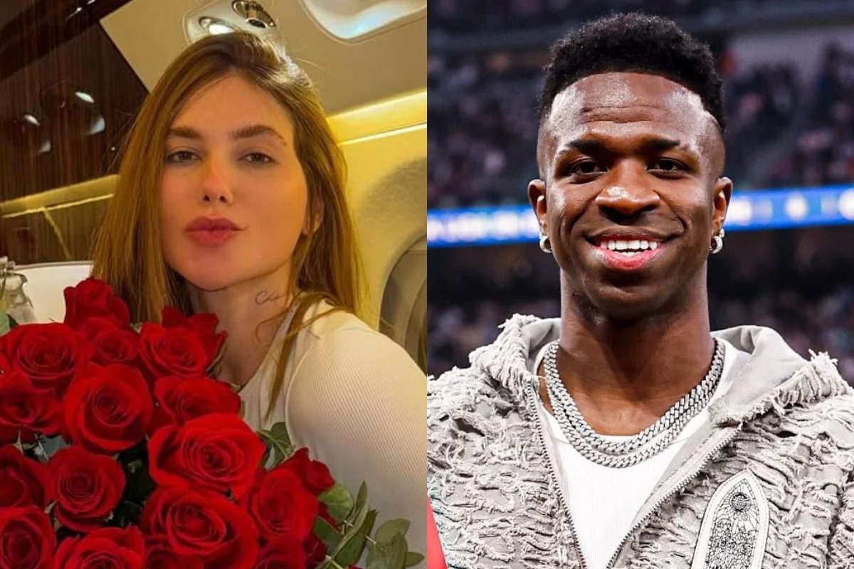 Virginia e Vinicius Junior