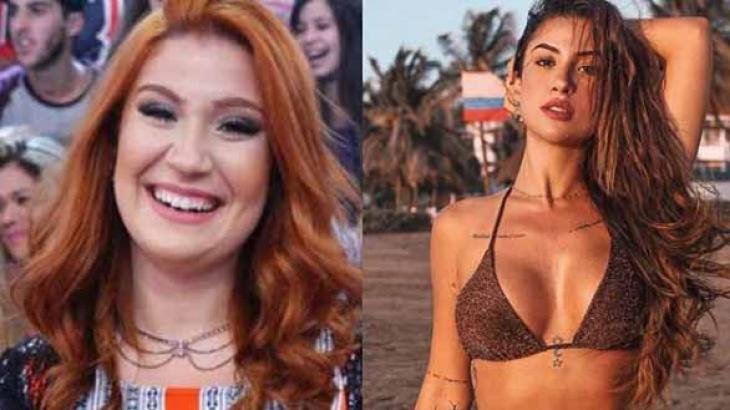 Antes e depois de Bianca Andrade surpreende! boca rosa