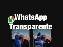 WhatsApp transparente
