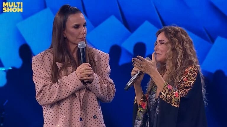 Daniela Mercury fala de política ao vivo e deixa Ivete ‘sem graça’