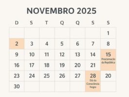 Feriados novembro 2025