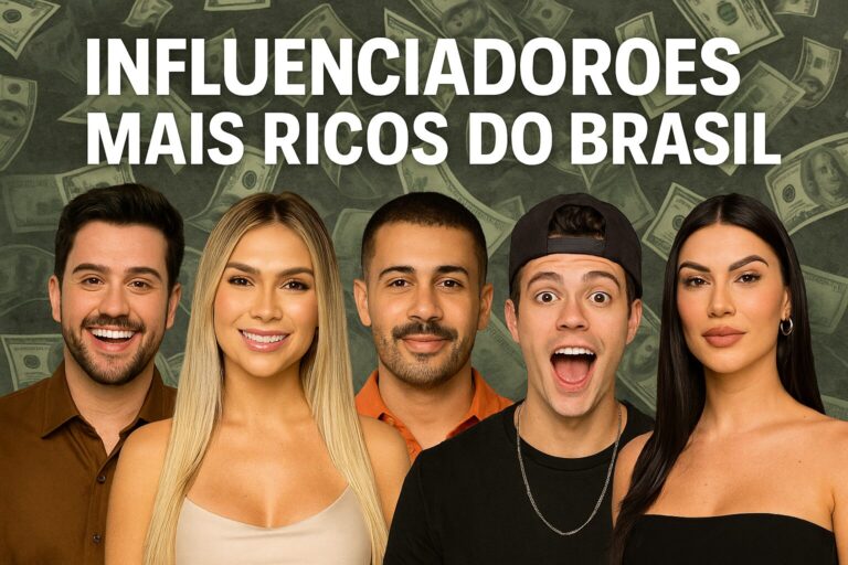 Quem são os influenciadores mais ricos do Brasil
