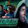 Vingadores: Doomsday — tudo sobre o novo filme épico da Marvel que promete mudar o MCU Elenco de heróis da Marvel em destaque ao lado do Doutor Destino na arte oficial do filme Avengers Doomsday.