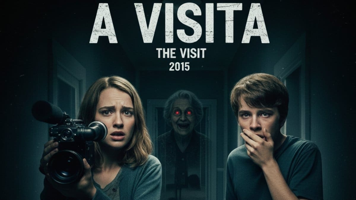 Imagem inspirada no filme A Visita (2015), terror psicológico com reviravolta