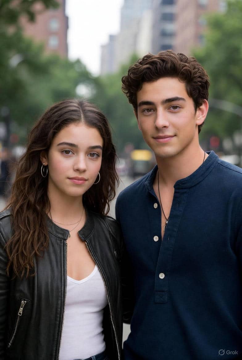 Jordan Alexander (Julien Calloway) e Eli Brown (Otto "Obie" Bergmann) no reboot de Gossip Girl (HBO Max 2021-2023), casal principal da nova geração no Upper East Side.