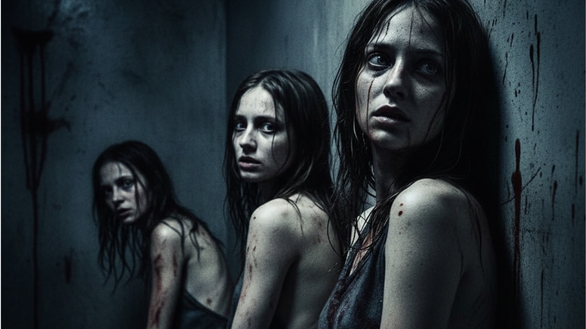 Imagem inspirada no filme Martyrs (2008), terror extremo francês