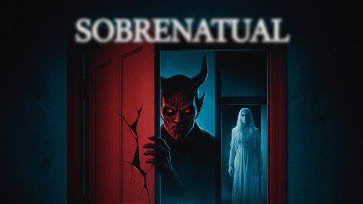 Imagem inspirada no filme Sobrenatural (2010), terror sobrenatural com atmosfera assustadora