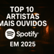 artistas mais ouvido de 2025