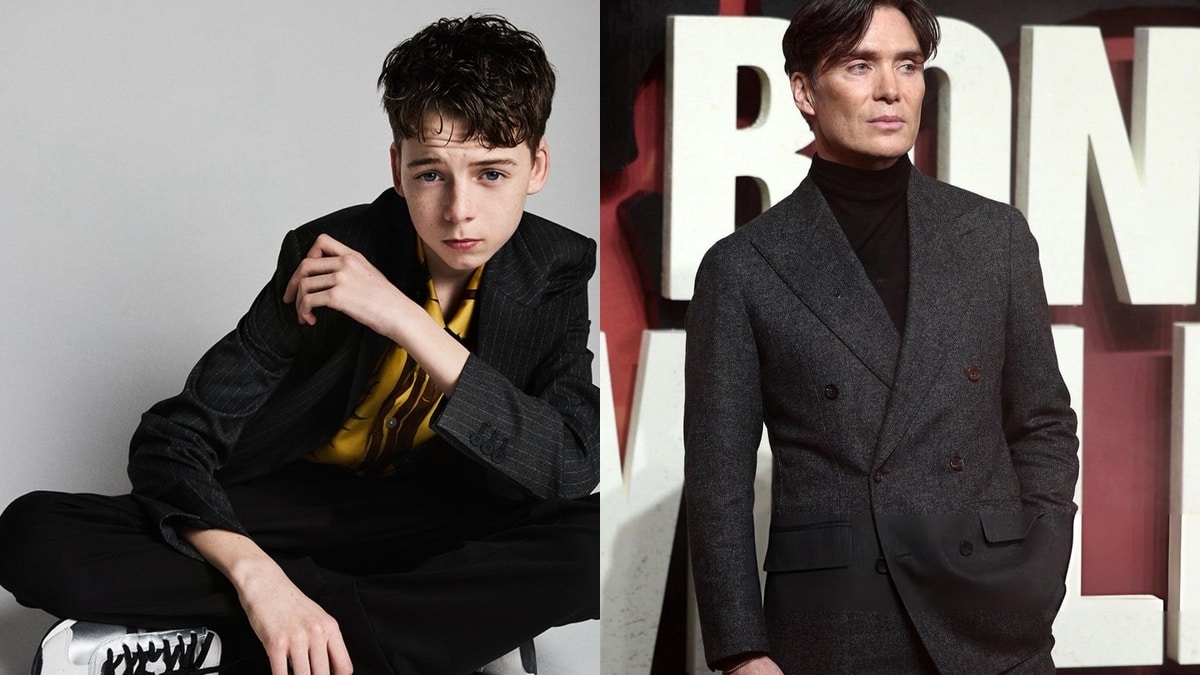 Alfie Williams como Spike e Cillian Murphy nos bastidores de Extermínio: O Templo dos Ossos 2026.