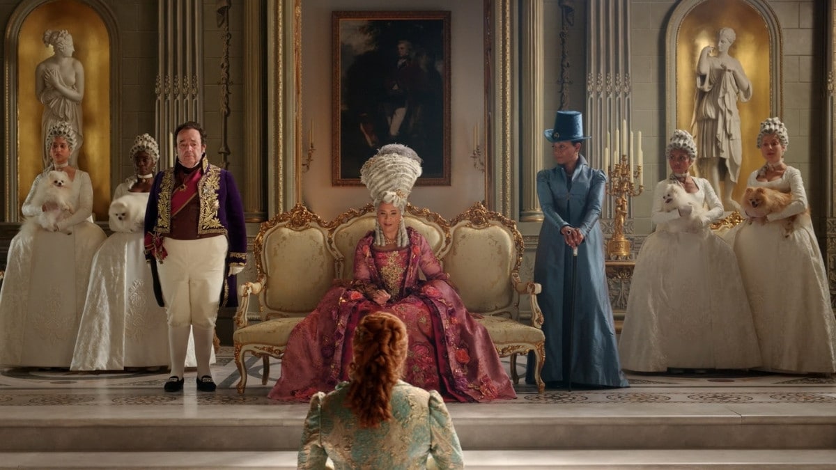 Rainha Charlotte e personagens de Bridgerton na 4ª temporada