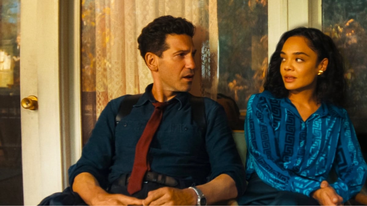 Anna Andrews e Jack Harper em cena tensa da série Dele & Dela da Netflix