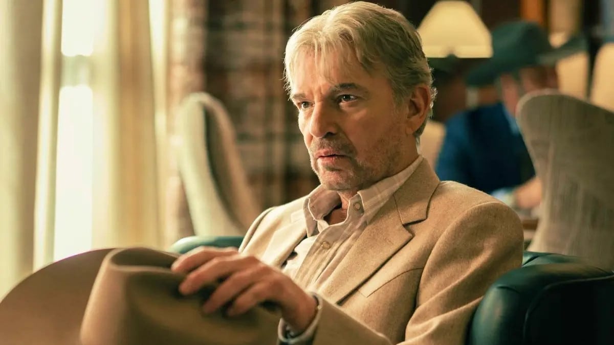 Billy Bob Thornton interpreta Tommy Norris em cena da série Landman
