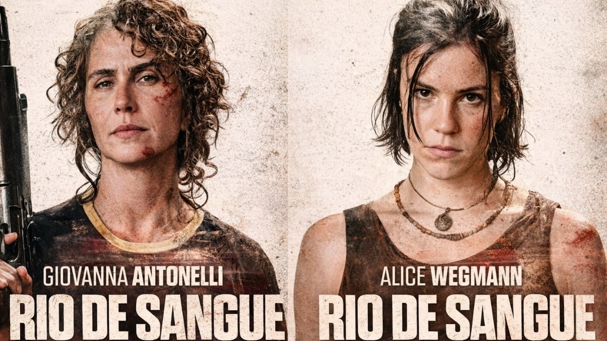 Giovanna Antonelli e Alice Wegmann no pôster de Rio de Sangue, novo thriller brasileiro que estreia em 2026
