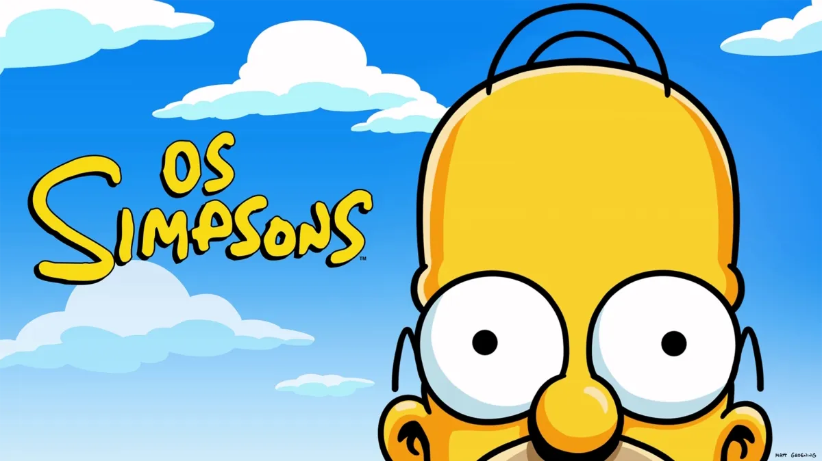 Família Simpsons em Springfield na série Os Simpsons
