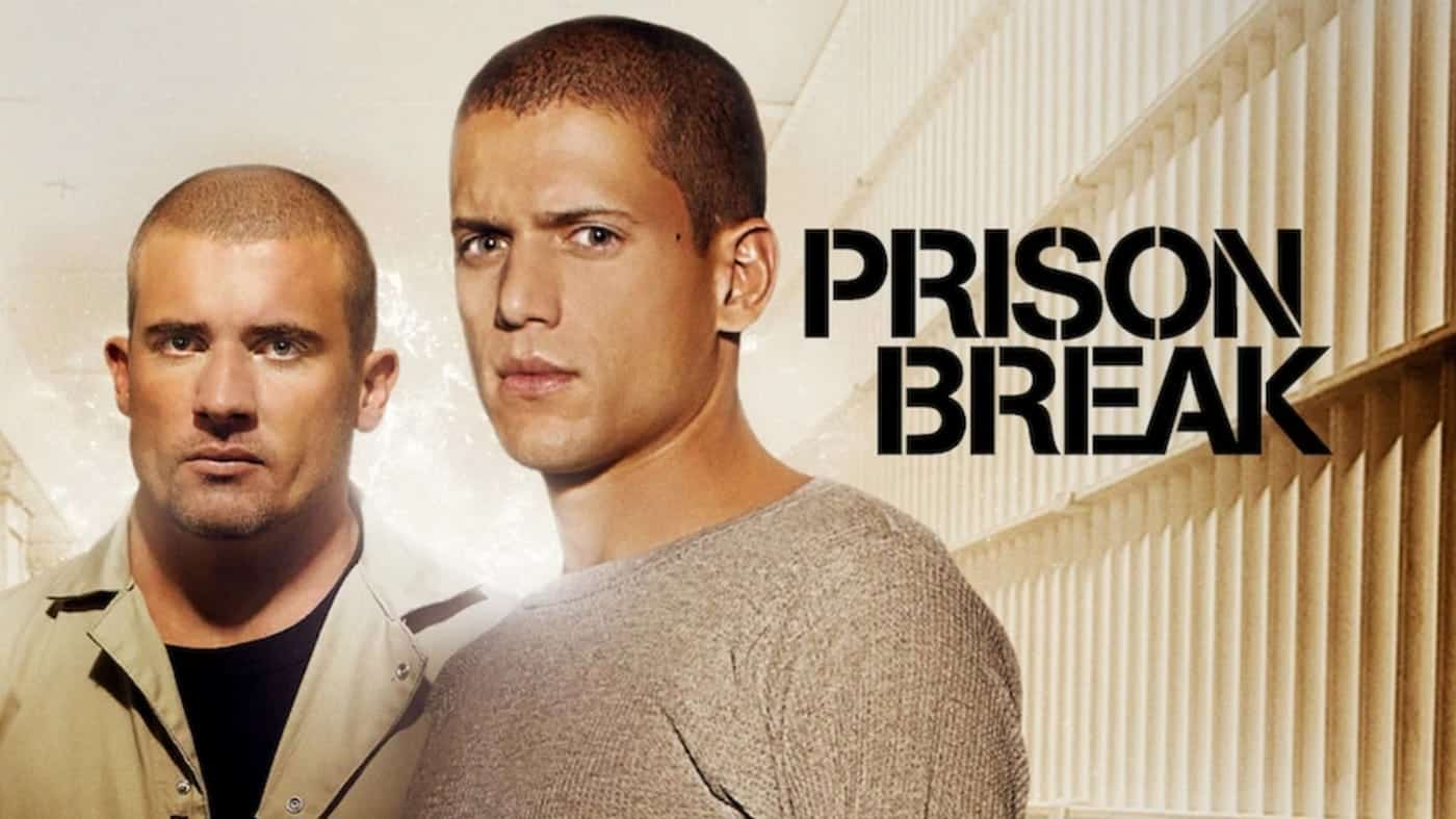 Cena da série Prison Break com Michael Scofield e Lincoln Burrows
