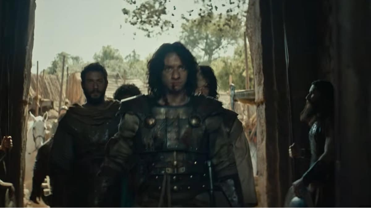 Saul e Davi em Casa de Davi no final da 2ª temporada em meio à guerra pelo trono