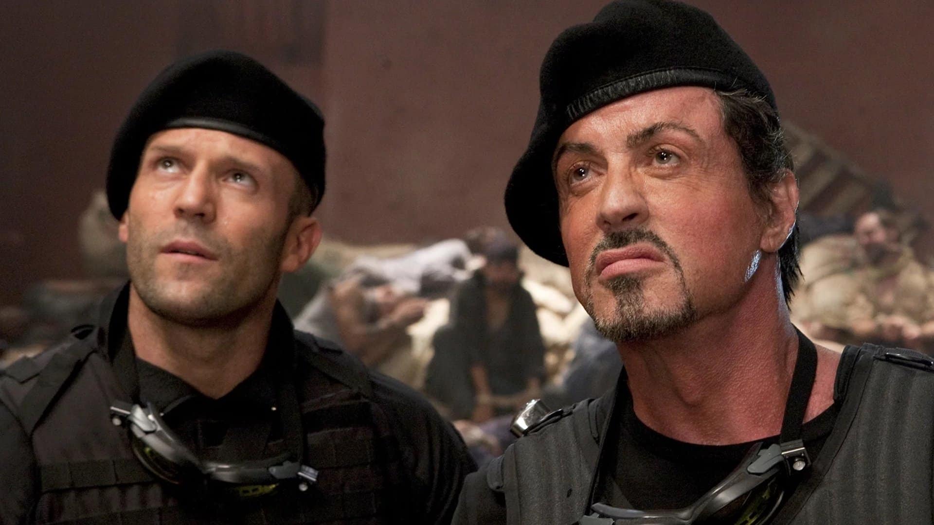 Sylvester Stallone como Barney Ross em Os Mercenários 4 líder da equipe