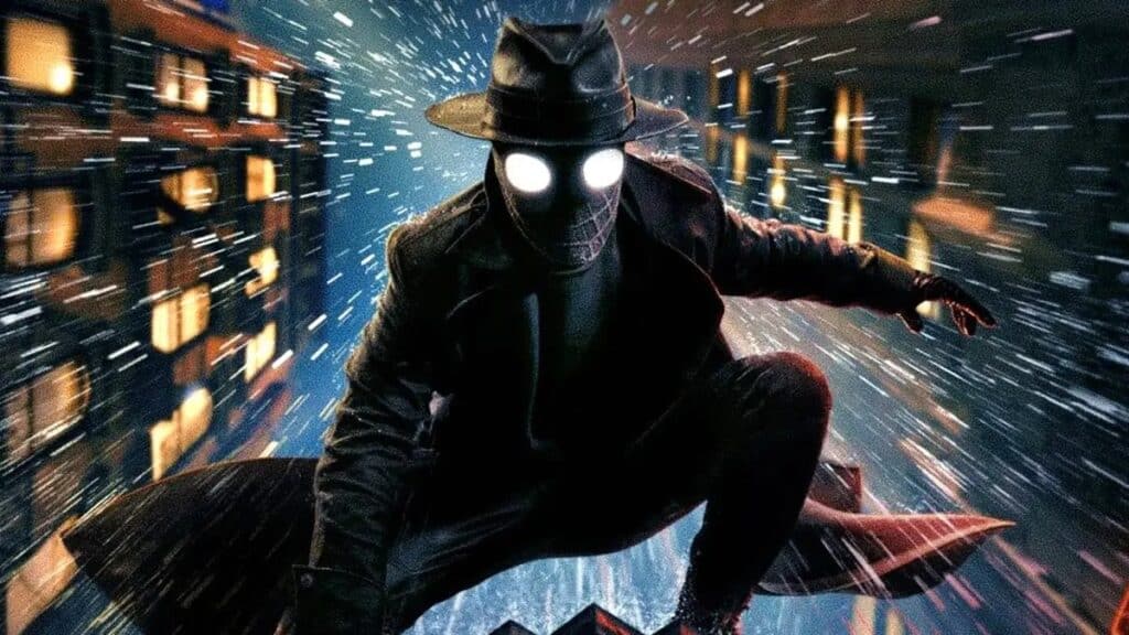 Nicolas Cage como Homem-Aranha Noir em cena do filme de 2027