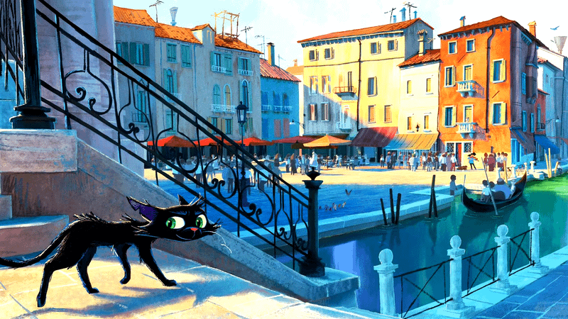 Gatto, novo filme da Pixar que abandona o estilo visual de 30 anos