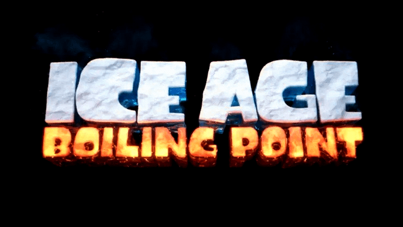 Cena do filme Ice Age: Boiling Point com personagens da franquia