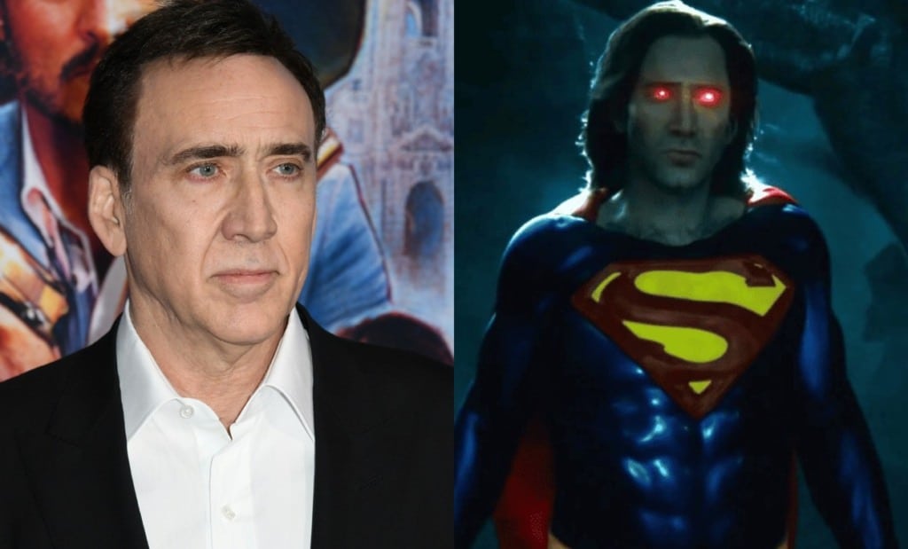 Nicolas Cage e Superman, filho nomeado Kal-El sem inspiração no herói