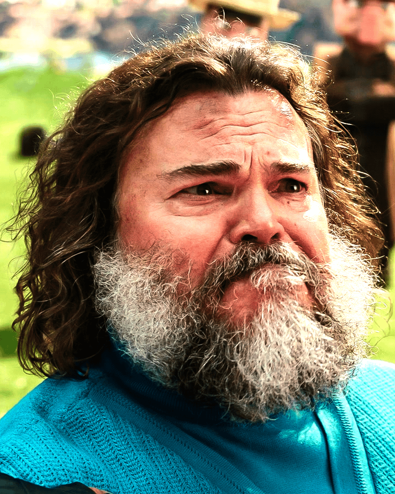 Jack Black como Steve em Minecraft 2 com visual mais arrumado