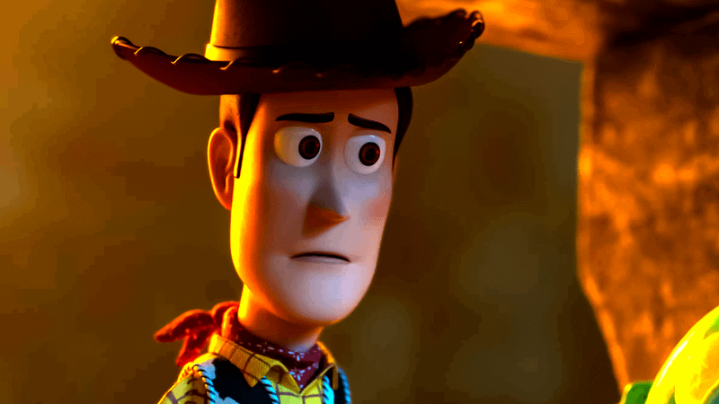 Cena de Toy Story 5 com personagens em ambiente gelado de Ice Age