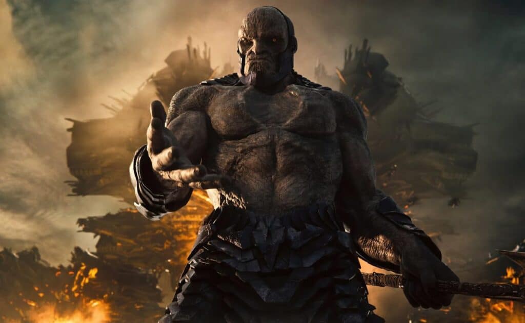 Justice League de Zack Snyder com Darkseid, vilão que pode aparecer nos filmes de James Gunn