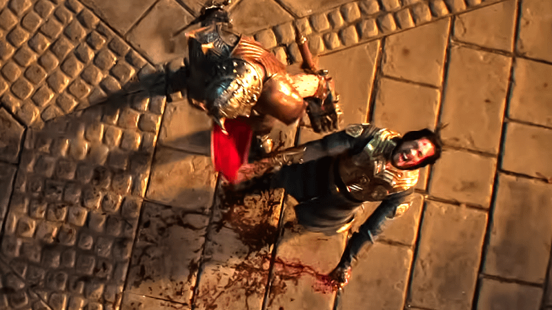 Cole Young em cena de ação em Mortal Kombat 2