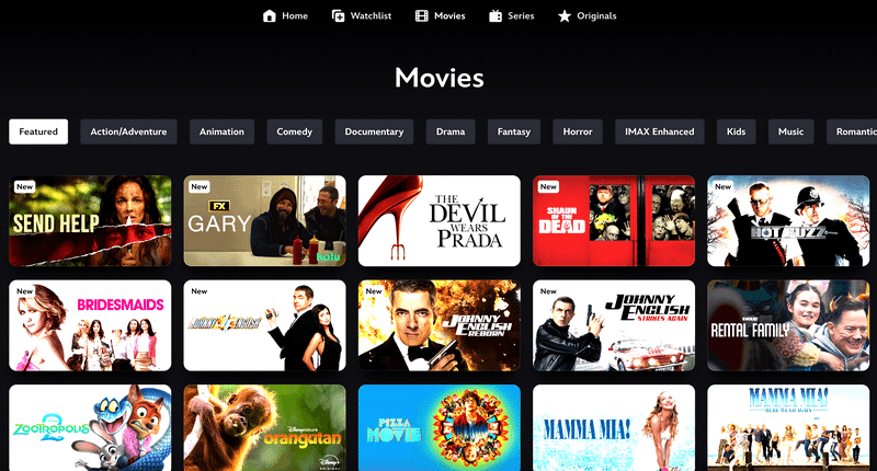 Interface do Disney+ sem função de busca alfabética, gerando frustração nos usuários