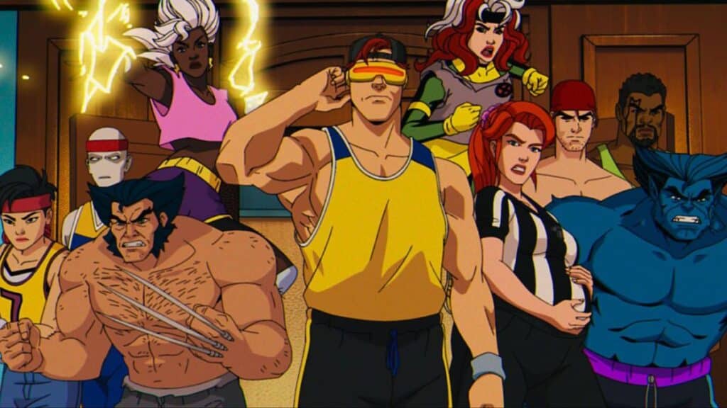 X-Men '97 série animada Marvel com personagens mutantes em ação