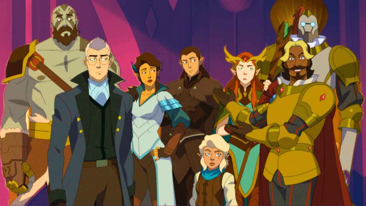 Cronograma de produção de A Lenda de Vox Machina e The Mighty Nein na Titmouse