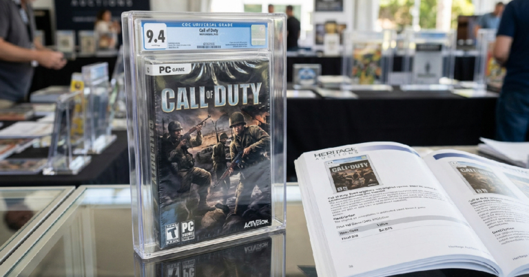 Call of Duty original lacrado bate recorde em leilão e revela obsessão do mercado por raridade