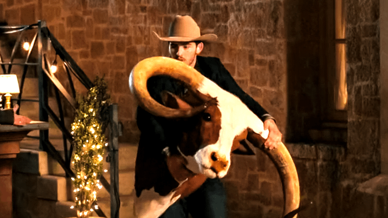 Beulah em crise ao descobrir a destruição da cabeça de longhorn histórica