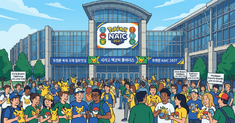 포켓몬 NAIC 2027년 시카고 이전을 전격 확정, 150% 폭증한 팬덤 수용 목적