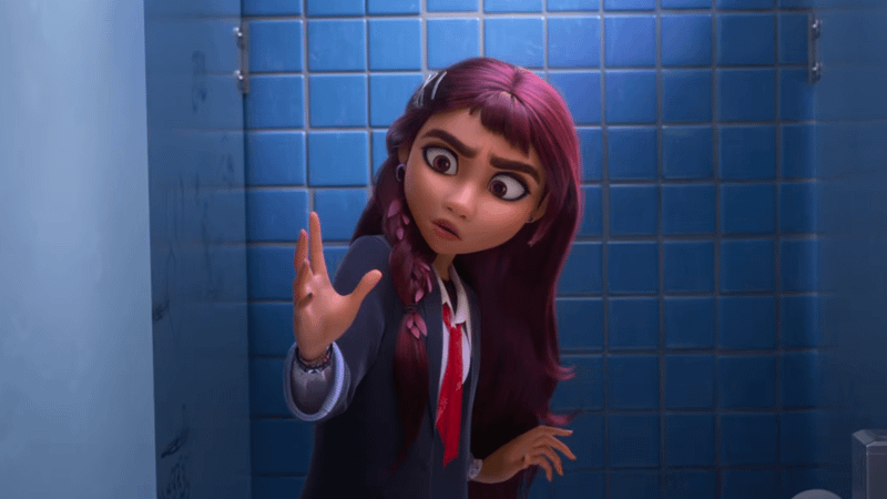 Billie e Alicia, mãe e filha, em momento tenso do filme Enfeitiçadas: Bem-vindos a Hexe