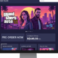 GTA VI pre-order Brazil starts at R$449.90 Grand Theft Auto VI arte promocional com informações de pré-venda no Brasil