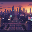 Pré-venda de GTA 6 abre hoje: preço no Brasil confirmado, Lucia rouba a cena em Vice City Vice City panorâmica, cenário principal de GTA 6 com perspectiva ampla da metrópole