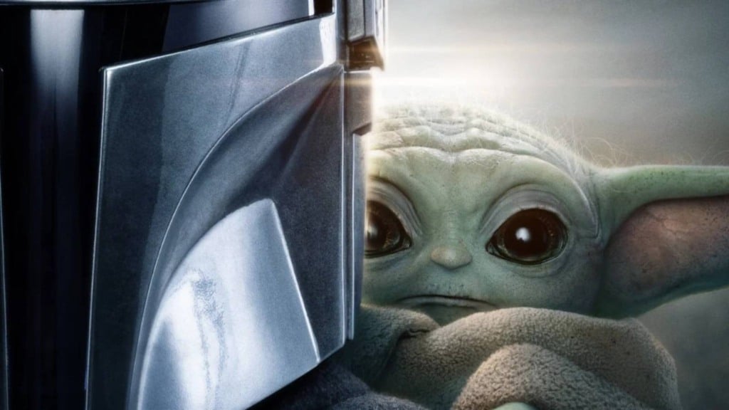 Mandaloriano e Grogu em cena do filme que desabou nas bilheterias