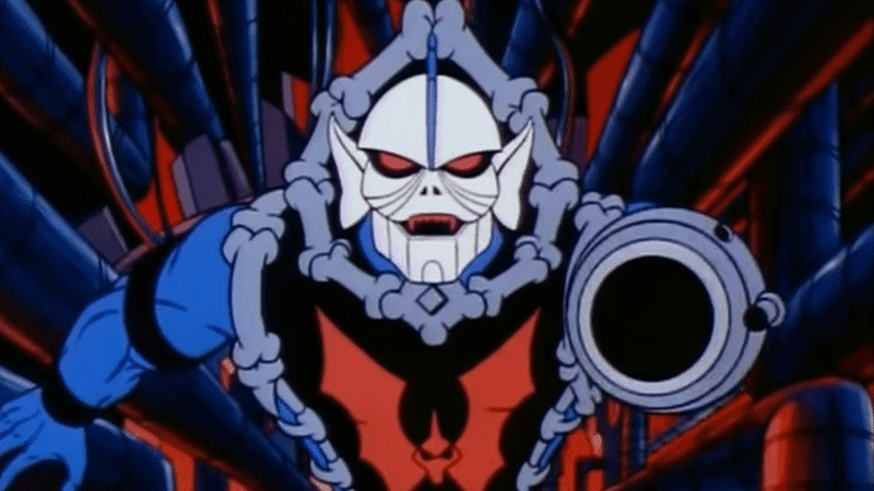 Hordak, o vilão da sequência Mestres do Universo 2026, com expressão ameaçadora