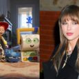 Taylor Swift gravando música inédita para Toy Story 5