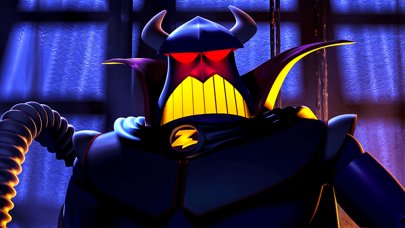 Zurg revelando-se como pai verdadeiro de Buzz em Toy Story 2