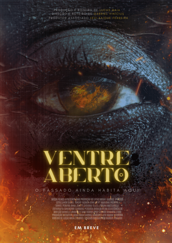 Pôster do filme Ventre Aberto, horror social brasileiro