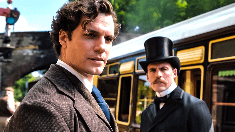Watson e Moriarty em cena de Enola Holmes 3 com papéis narrativos ampliados
