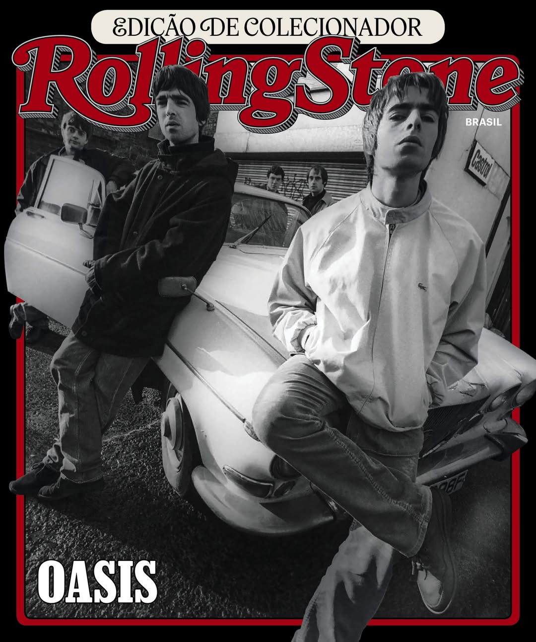 Damon Albarn do Blur em apresentação durante os anos 1990